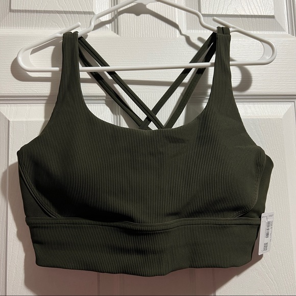 Lululemon ribbed longline energy bra size 14 - Picture 3 of 5
